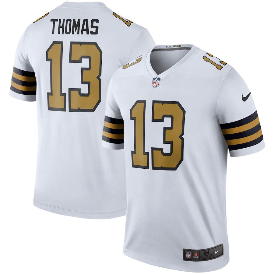 Men New Orleans Saints #13 Michael Thomas Nike White Color Rush Legend NFL Jersey->new orleans saints->NFL Jersey